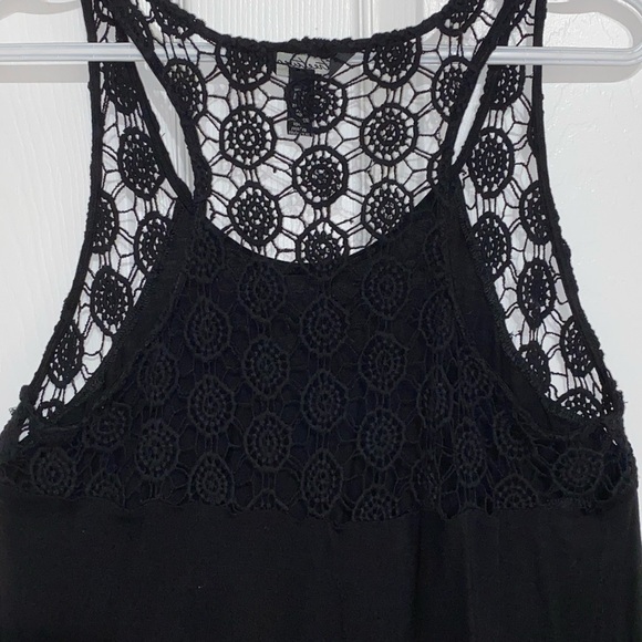 Black crochet flowy top - Picture 4 of 4